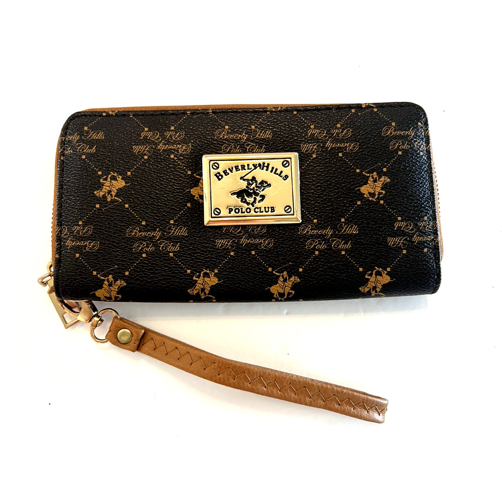 Beverly Hills Polo Club DoubleZip Wristlet Wallet WB699VL